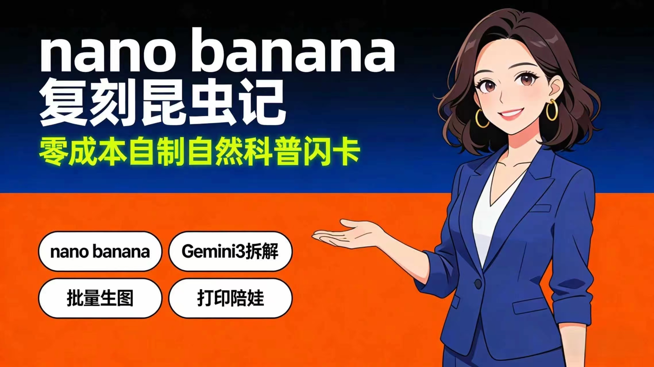 NanoBanana Pro 儿童教育新质生产力